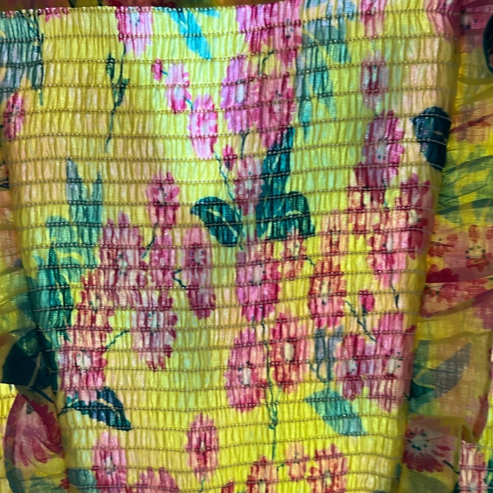 New BANJANAN dress. Sleeveless long colorful dress